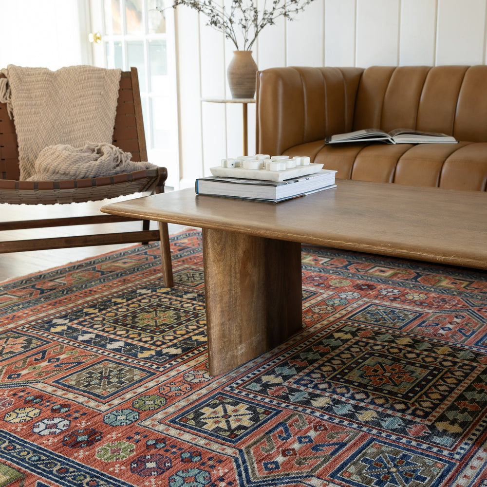 Oriental Weavers Lilihan 002C6 Red/Multi Area Rug Lifestyle Image Feature