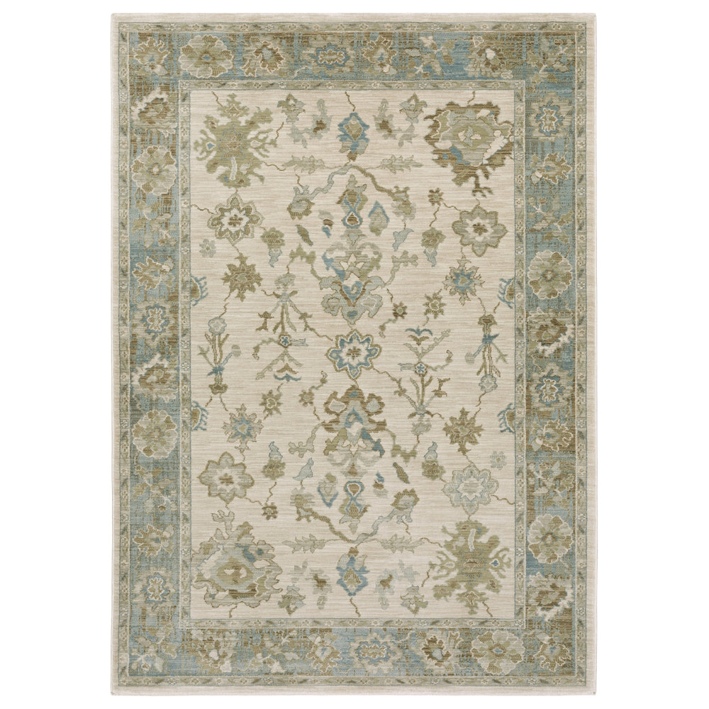 Oriental Weavers Maeve MAE10 Beige/Blue Area Rug
