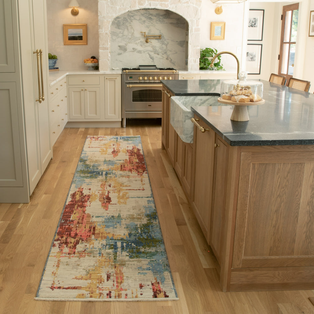 Oriental Weavers Soleri SOL01 Beige/Multi Area Rug Runner Image Feature