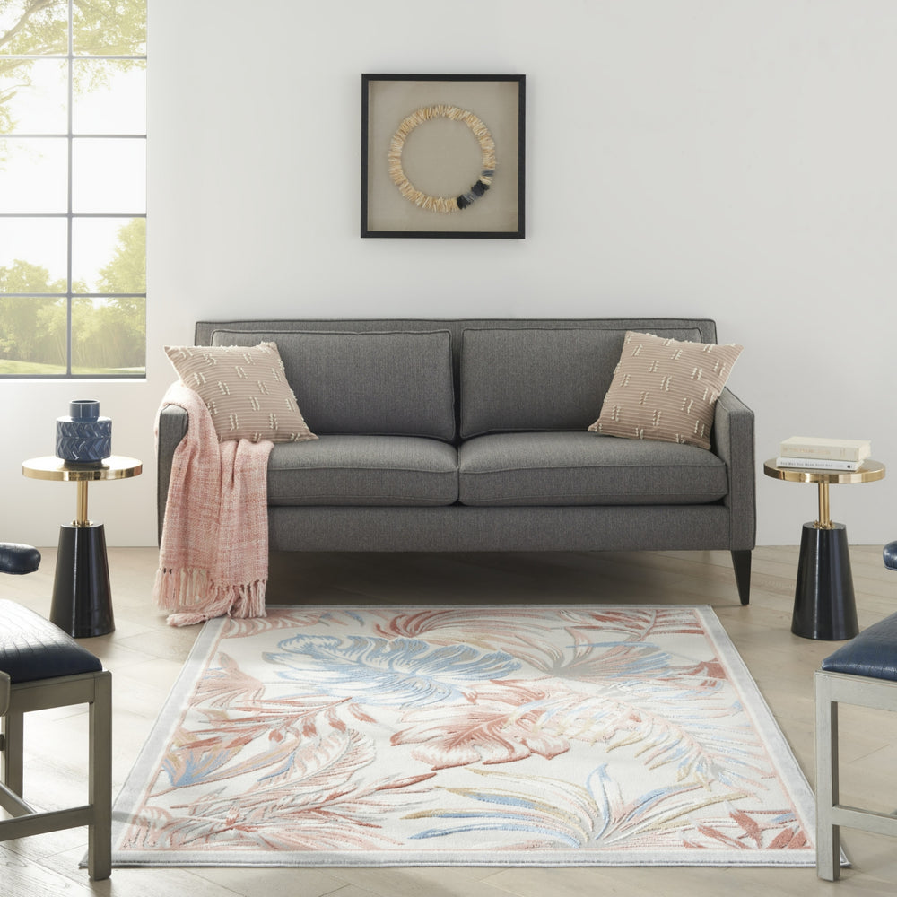 Nourison Pompeii PMP01 Multicolor Area Rug Room Image Feature