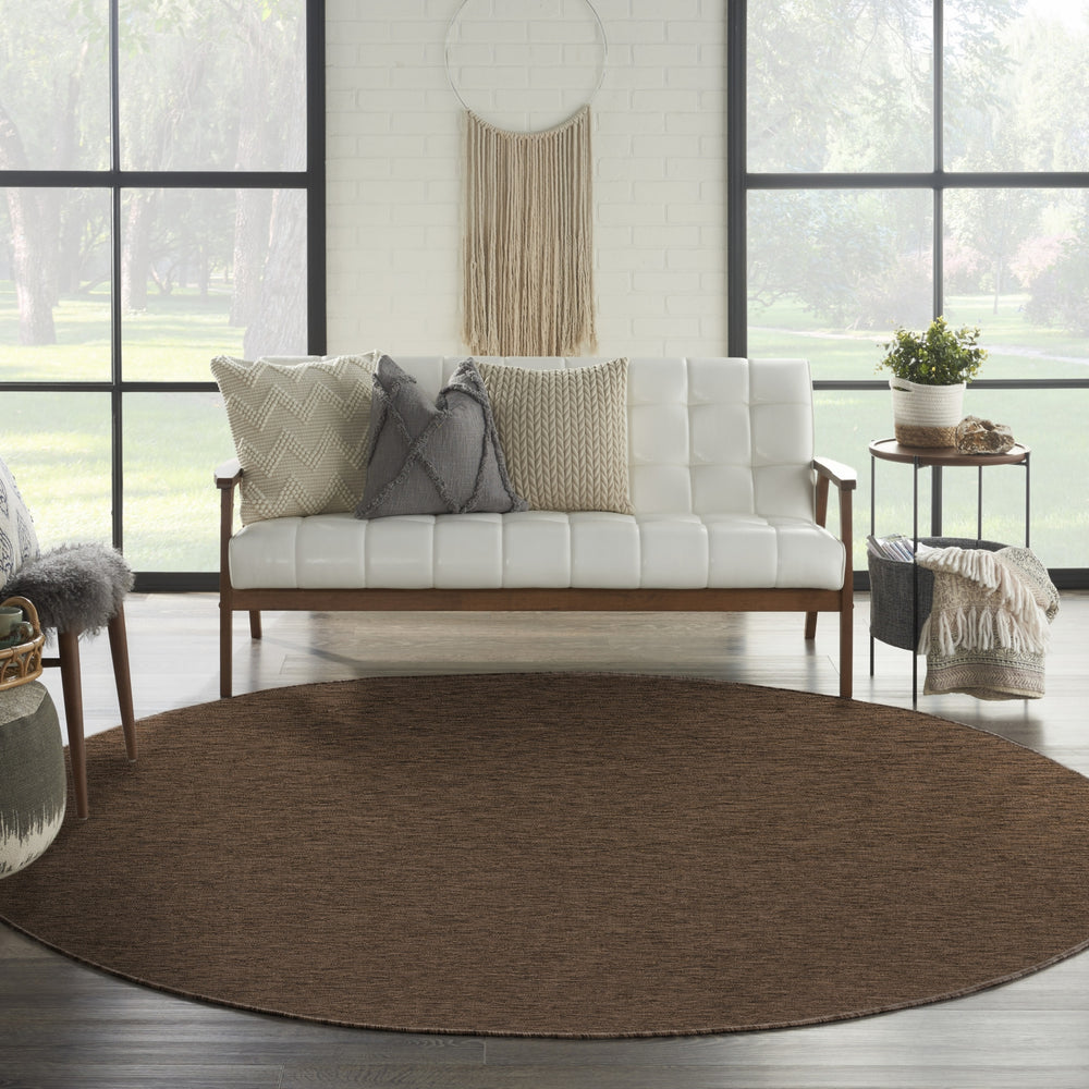 Nourison Practical Solutions PSL01 Mocha Area Rug Room Image Feature