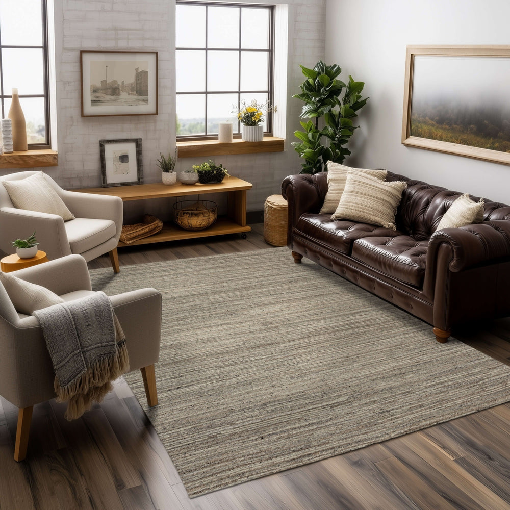 Karastan Raja Grey Area Rug Lifestyle Image Feature