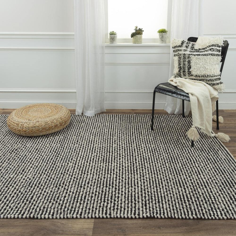 Alora Decor x Rizzy Kerala A12992 Black Area Rug Room Image Feature