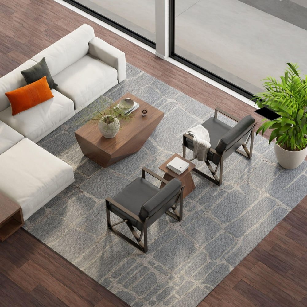 Rizzy Bixby BX09GR Gray Area Rug Room Image Feature