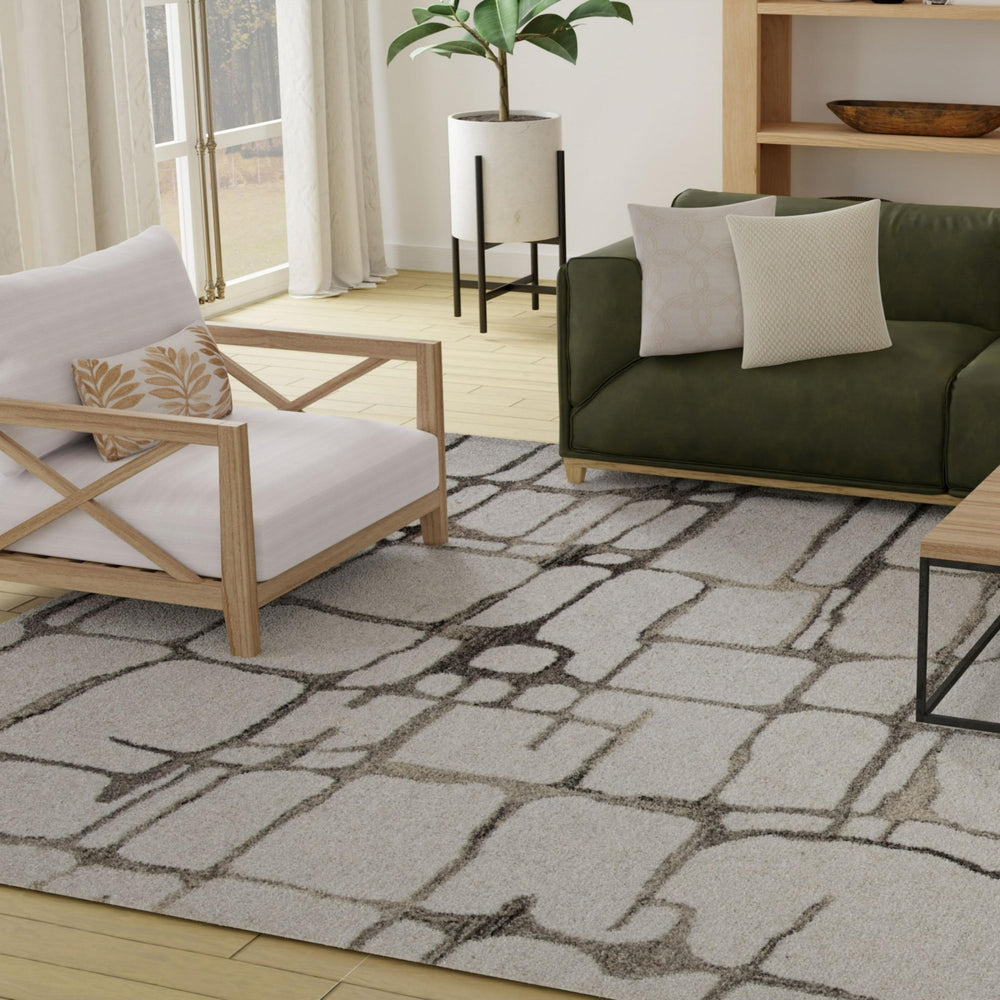 Rizzy Bixby BX09IV Ivory Area Rug Room Image Feature