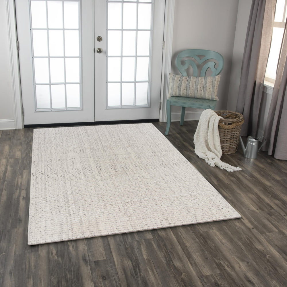 Rizzy Cable CBA699 Oyster Area Rug Room Image Feature