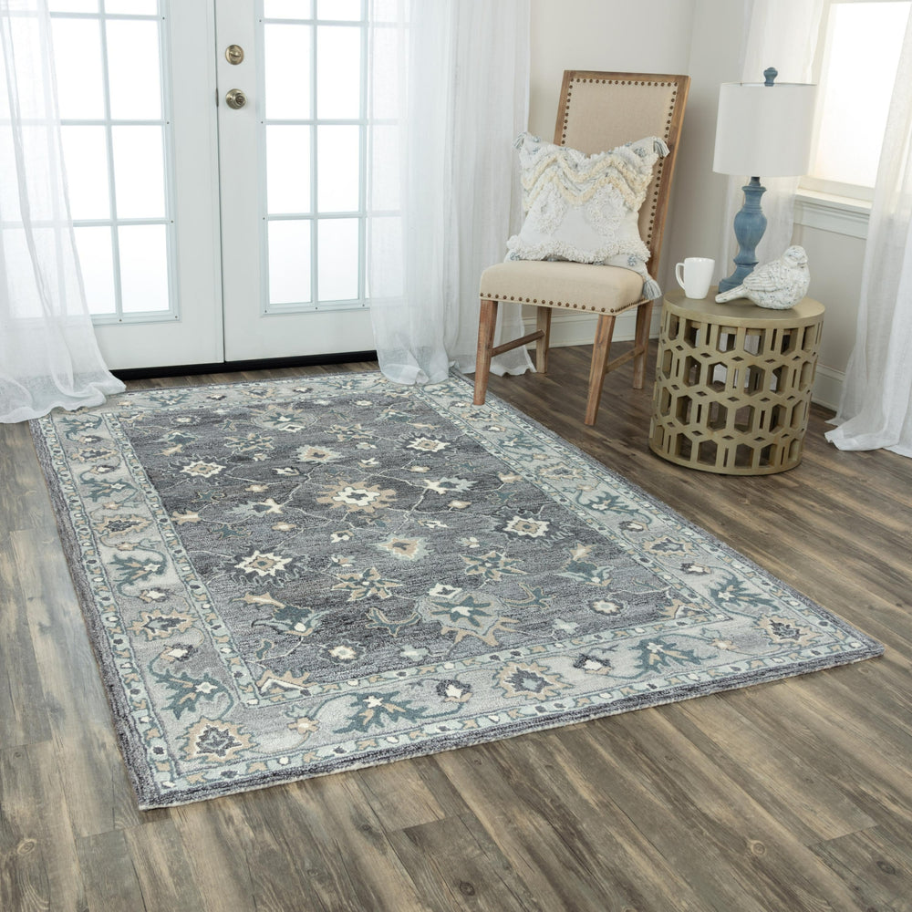 Rizzy Essence ESS106 Gray Area Rug Room Image Feature