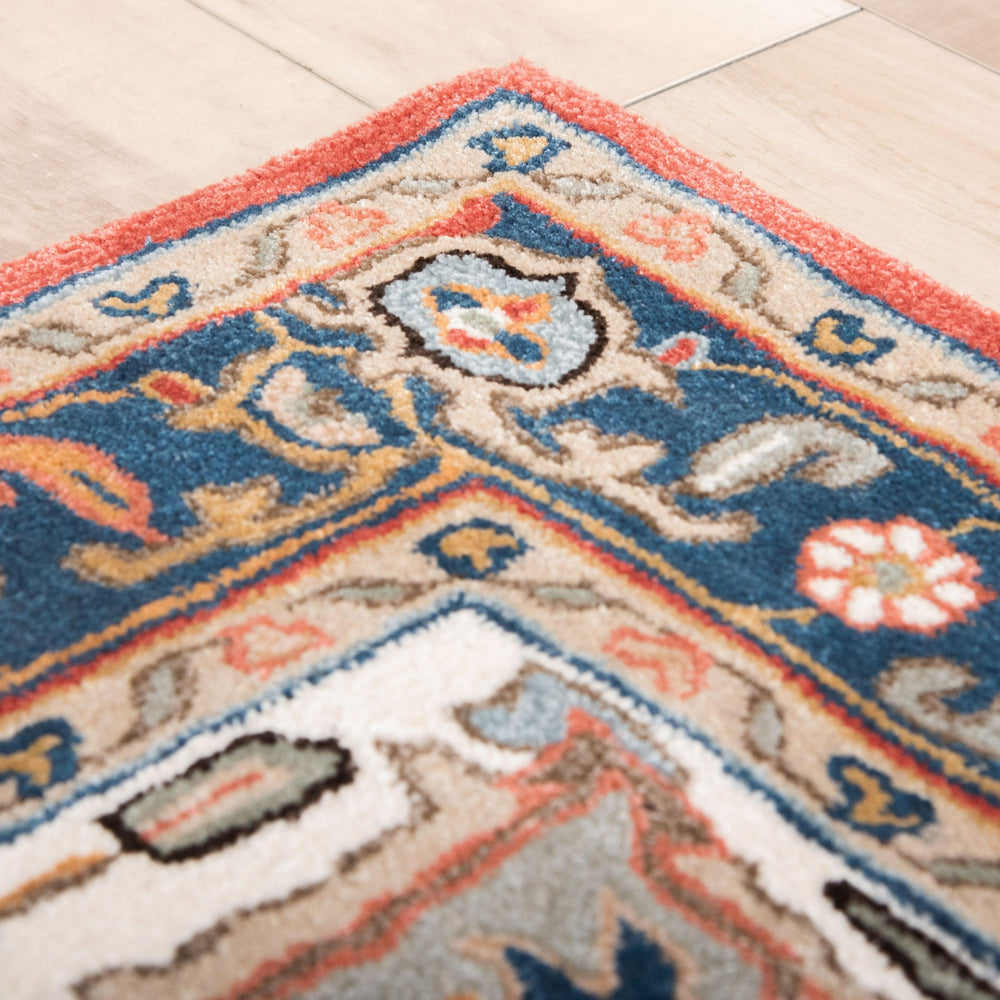 Rizzy Sapphire SAH449 Red / Blue Area Rug Room Image Feature