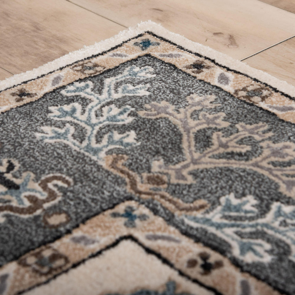 Rizzy Sapphire SAH550 Ivory / Gray Area Rug Room Image Feature