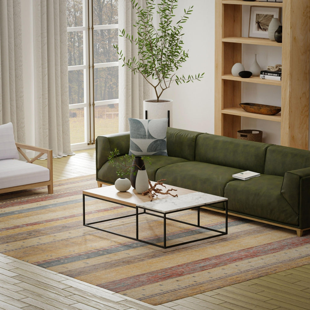 Rizzy Spectrum SPT211 Gold Area Rug Room Image Feature
