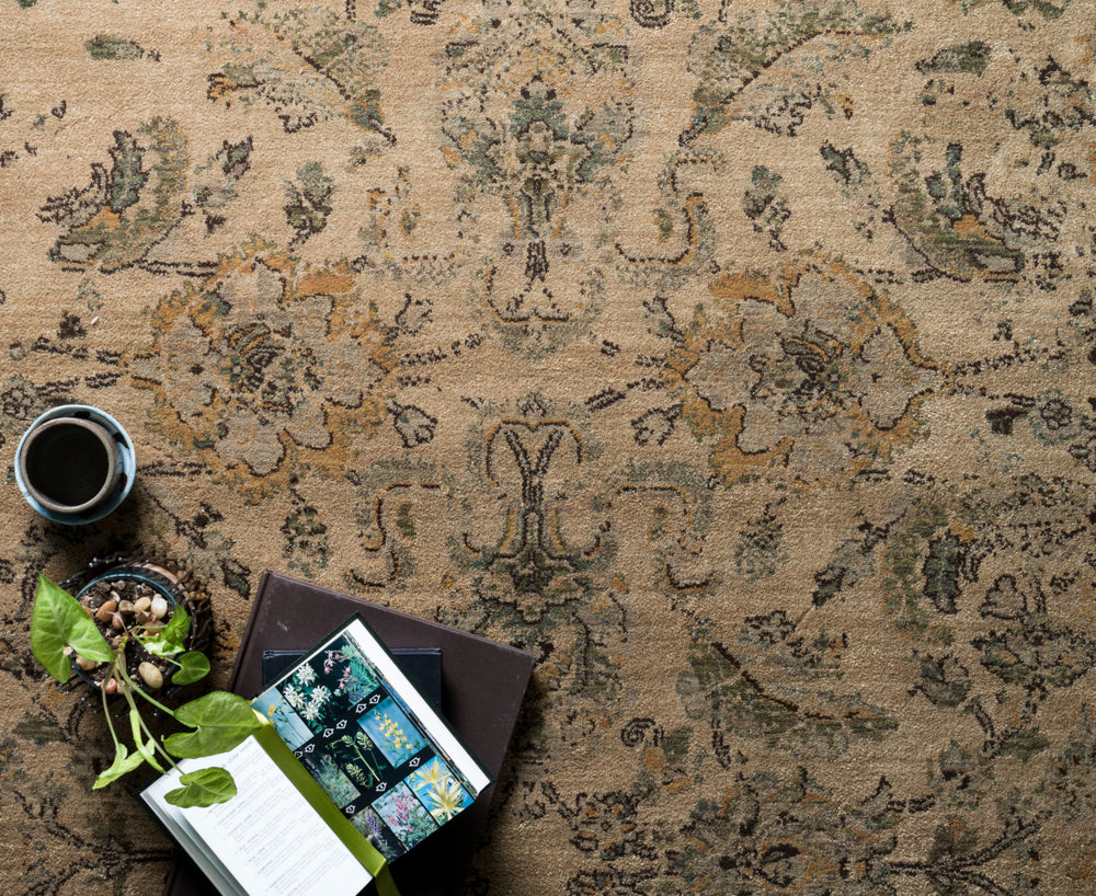 Loloi Stanley ST-22 Beige Area Rug Roomscene Feature