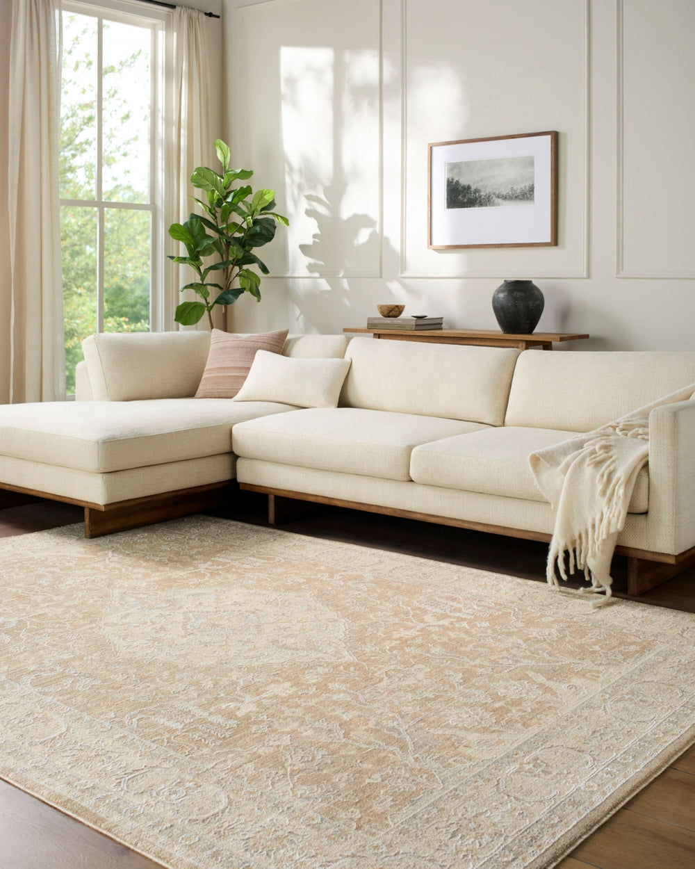 Rachel Zoe X Livabliss The Vintage Edit RZVE-2301 Area Rug Room Scene Feature