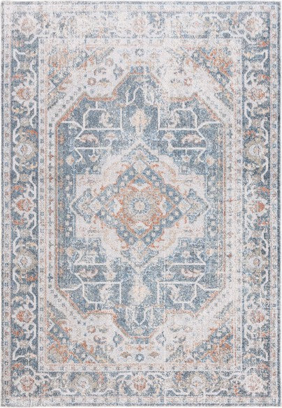 Safavieh Baltimore BAL854 Light Grey/Blue Machine Washable Area Rug