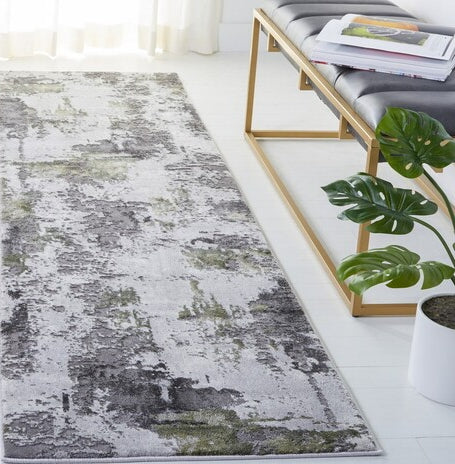 Safavieh Craft CFT820Y Grey / Green Area Rug Room Scene Feature