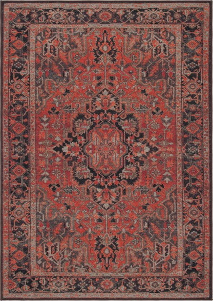 Safavieh Journey JNY153 Navy/Red Machine Washable Area Rug