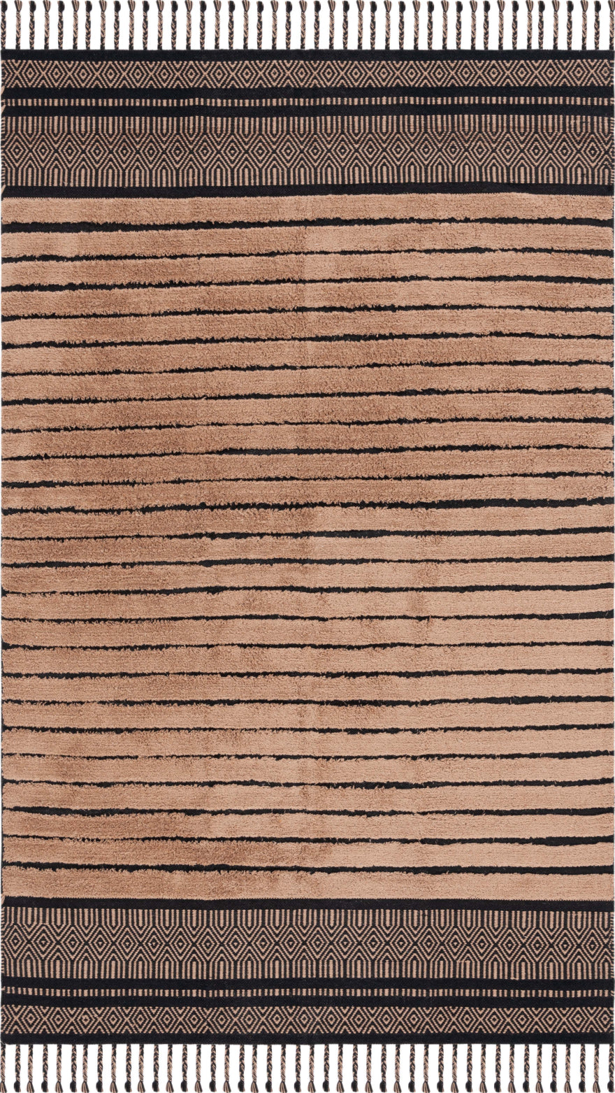 Safavieh Kilim Collection KLC401Z Black/Beige Area Rug