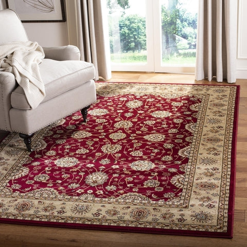 Safavieh Majesty MAJ4782 Red / Camel Area Rug Room Scene Feature