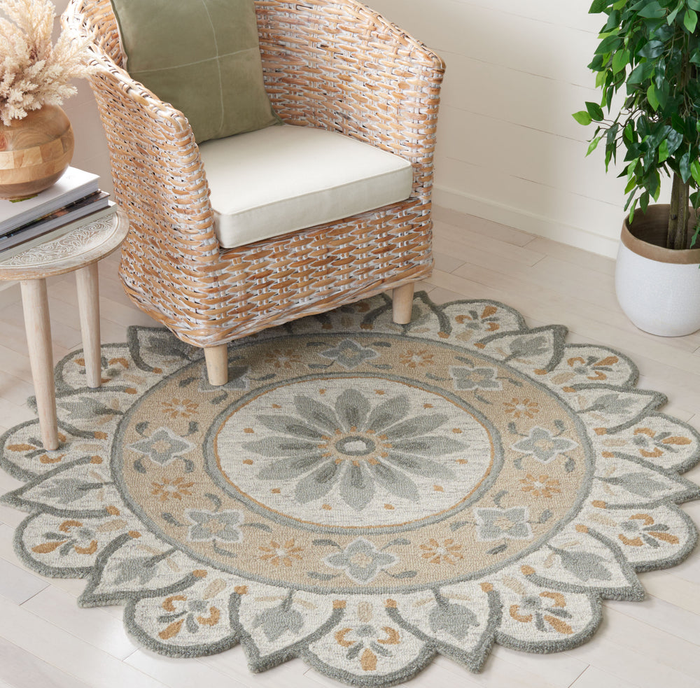 Safavieh Novelty NOV609B Beige / Ivory Area Rug Room Scene Feature