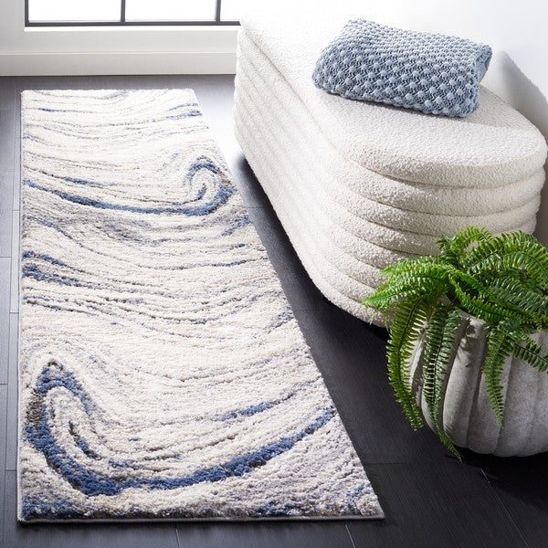 Safavieh Petra PTA110 Light Beige / Blue Area Rug Room Scene Feature