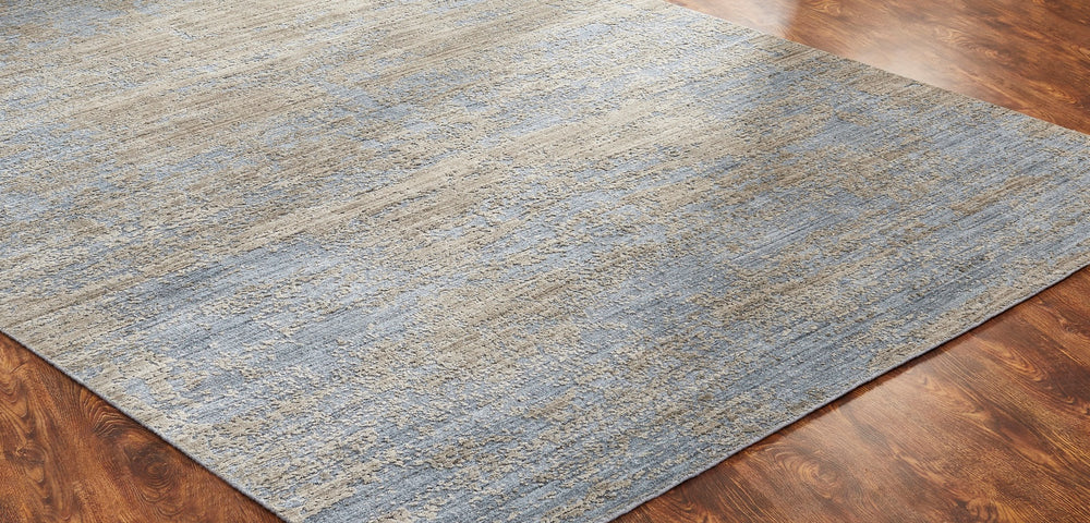 featured Ancient Boundaries Shore SHO-838 Blue Tones/Zinc Area Rug Floor Image
