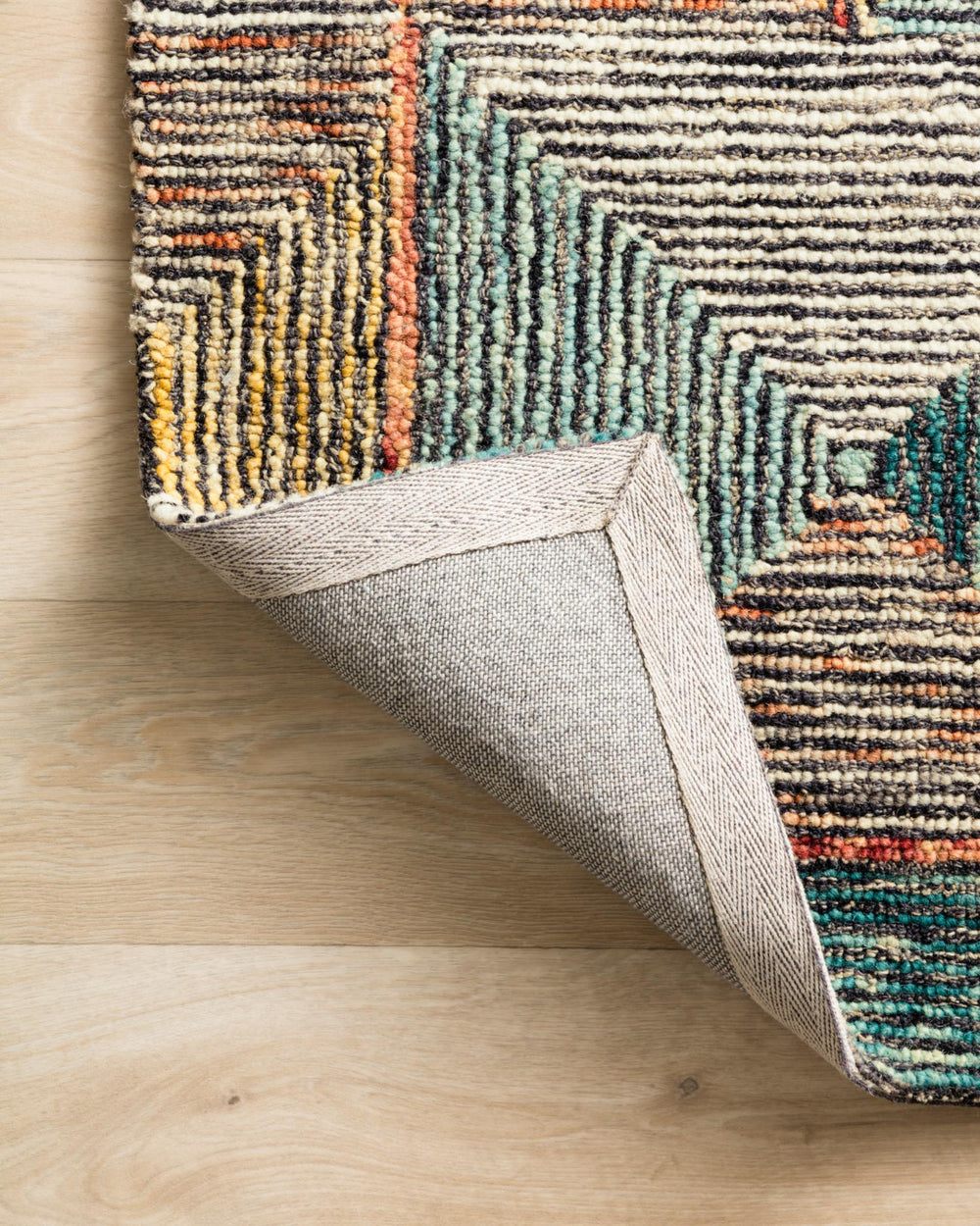 Loloi II Spectrum SPE-01 Lagoon/Spice Area Rug Lifestyle Image Feature