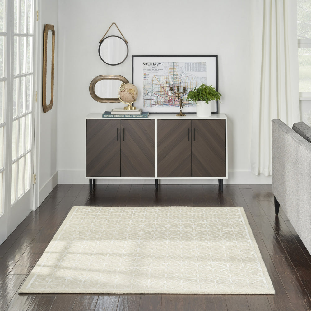 Nourison Series 2 SR201 Ivory Area Rug by Nicole Curtis Room Image Feature