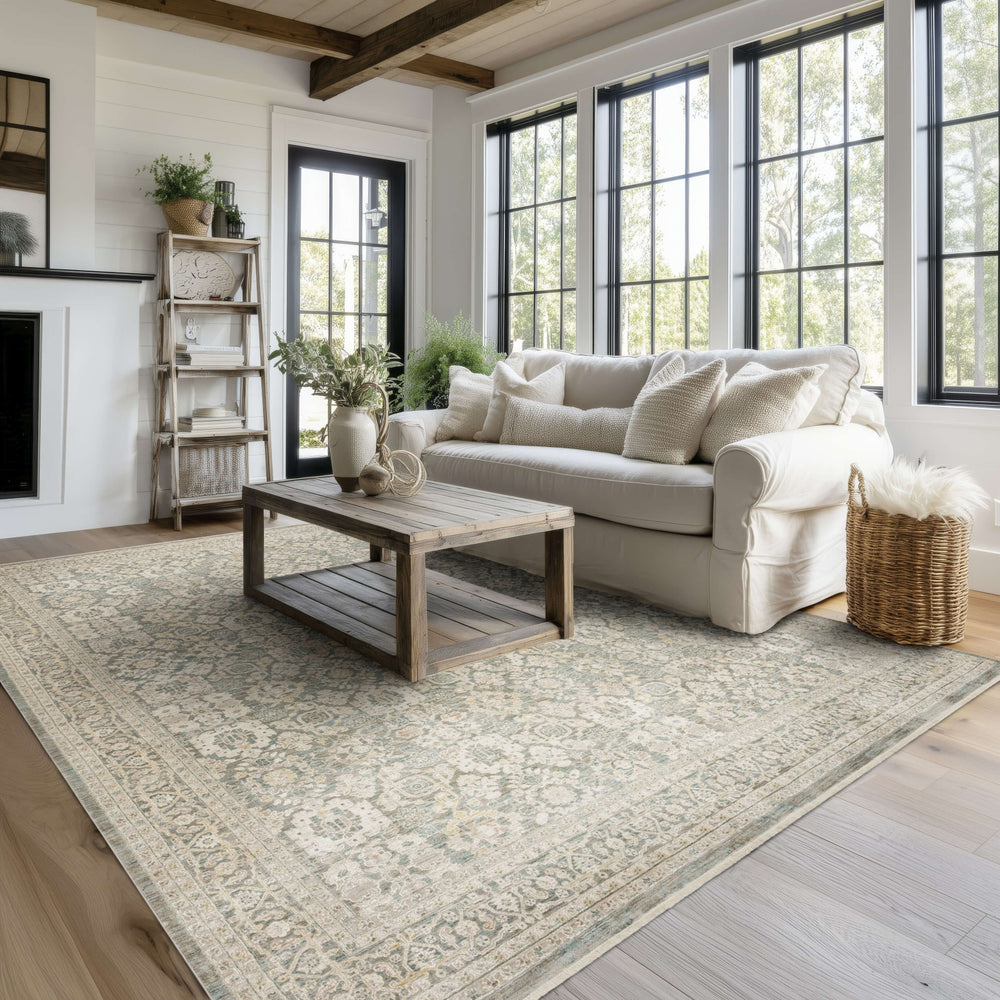 Karastan Surrey Hills Sunningdale Acacia Area Rug Lifestyle Image Feature