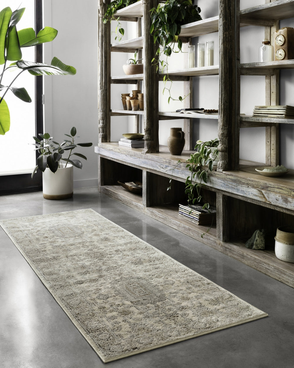 Loloi Teagan TEA-03 Ivory/Sand Area Rug Lifestyle Image Feature