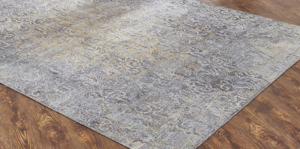 featured Ancient Boundaries Tourne TOU-383 Grey Area Rug Floor Image