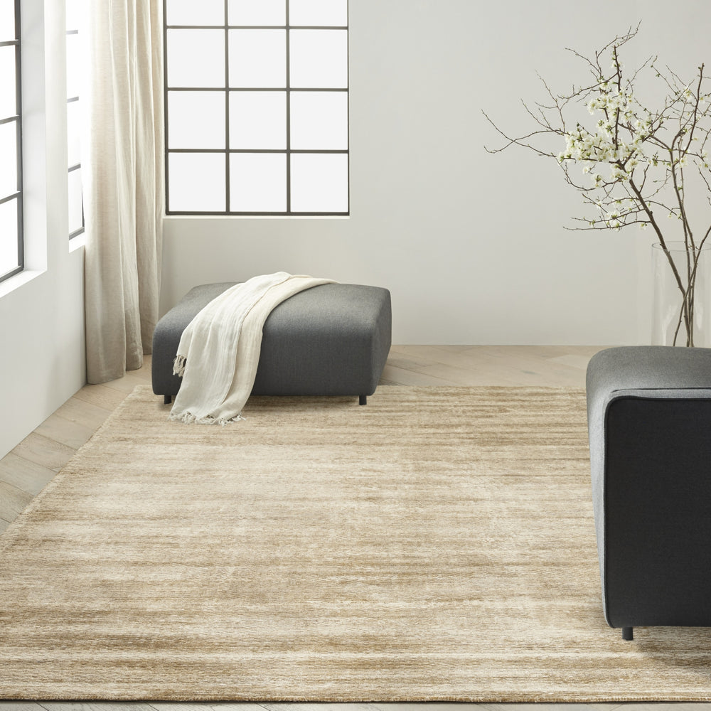 Valley VLL01 Gold Area Rug by Calvin Klein Room Image Feature