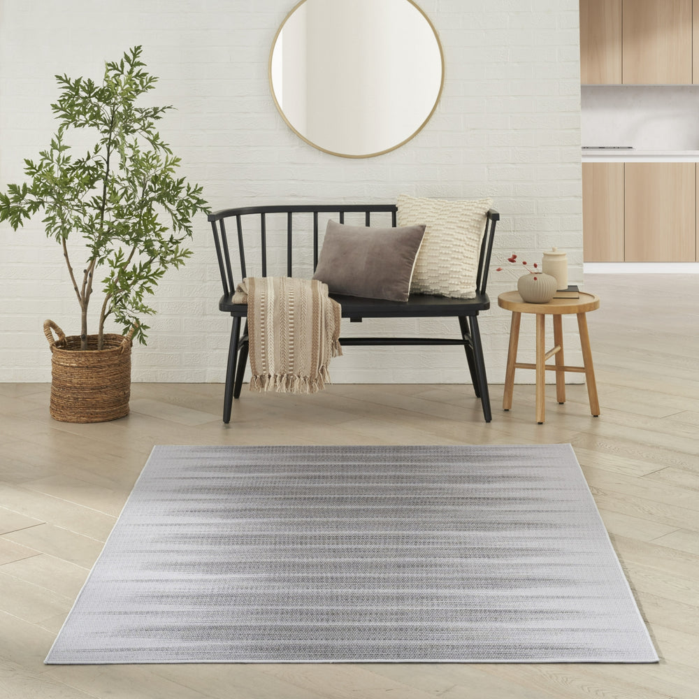 Nourison Vintage Home VNH07 Grey Area Rug by Room Image Feature
