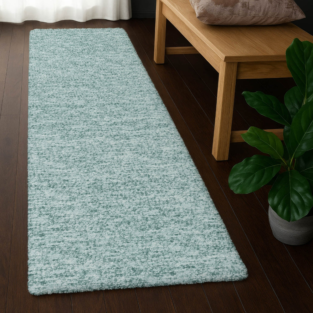 Dalyn Voyage VY2 Seafoam Machine Washable Area Rug Runner Lifestyle Image Feature
