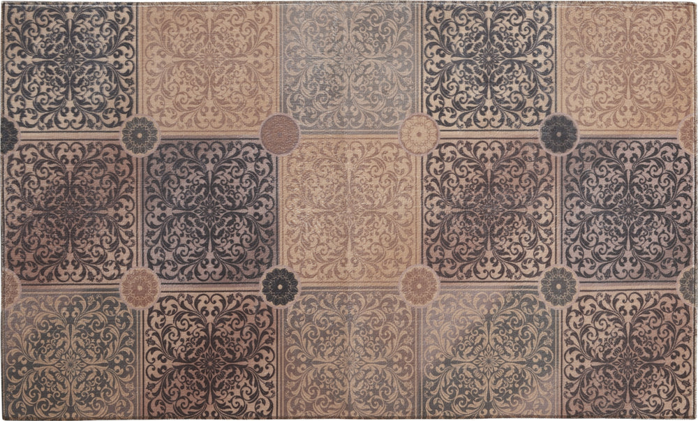 Nourison Water Colors WCL78 Multicolor Area Rug Main Image Feature