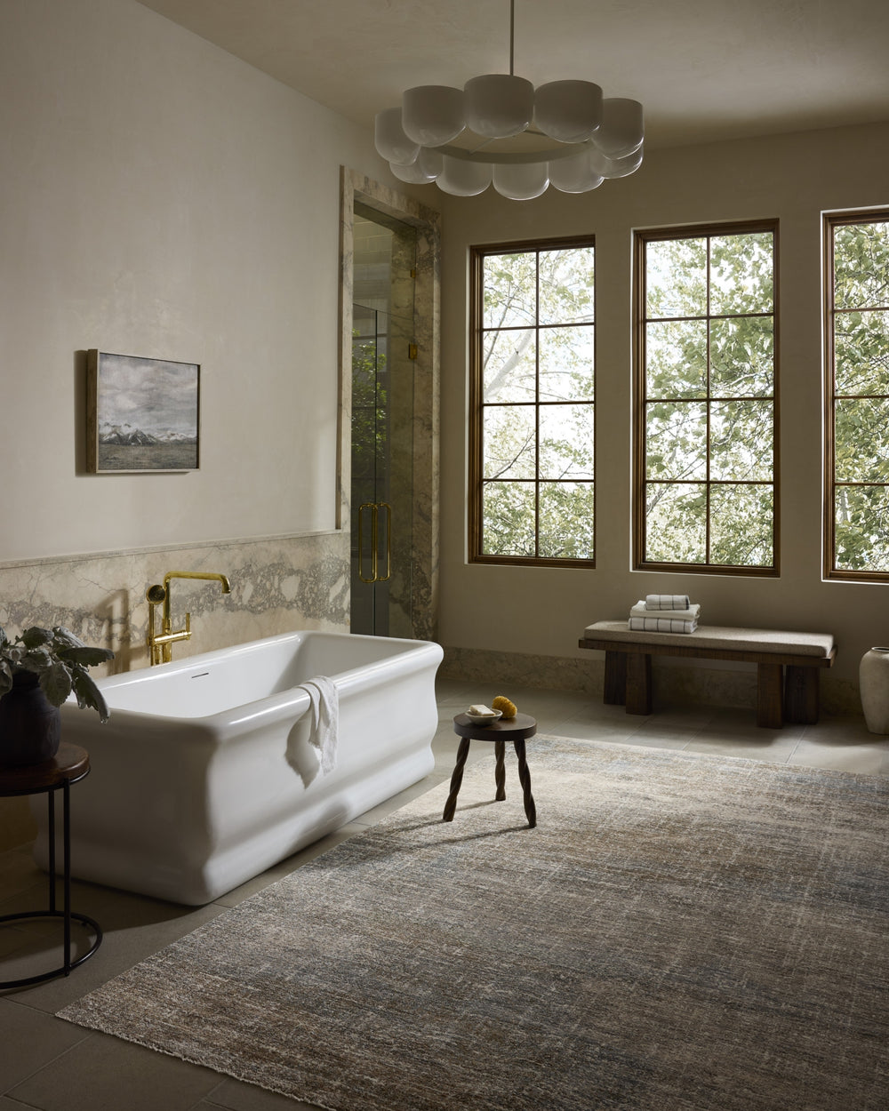 Loloi Winston WIT-02 Sky / Earth Area Rug Lifestyle Image Feature