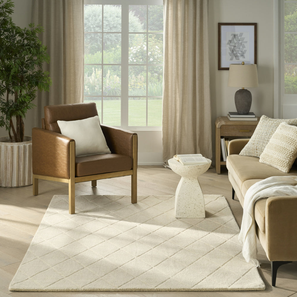 Nourison Wool Haven WOH01 Ivory Area Rug Room Image Feature