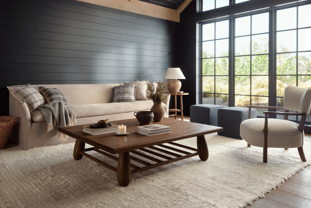 Amber Lewis x Loloi Woodland WOO-01 Ivory Area Rug Lifestyle Image Feature