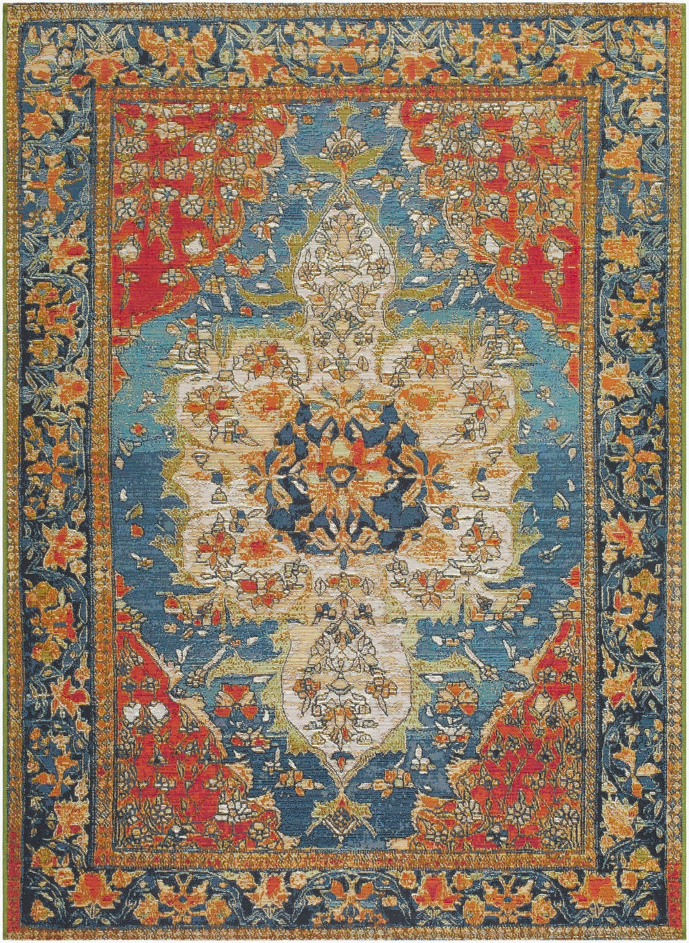 Livabliss Warsaw WSW-2304 Indigo Area Rug