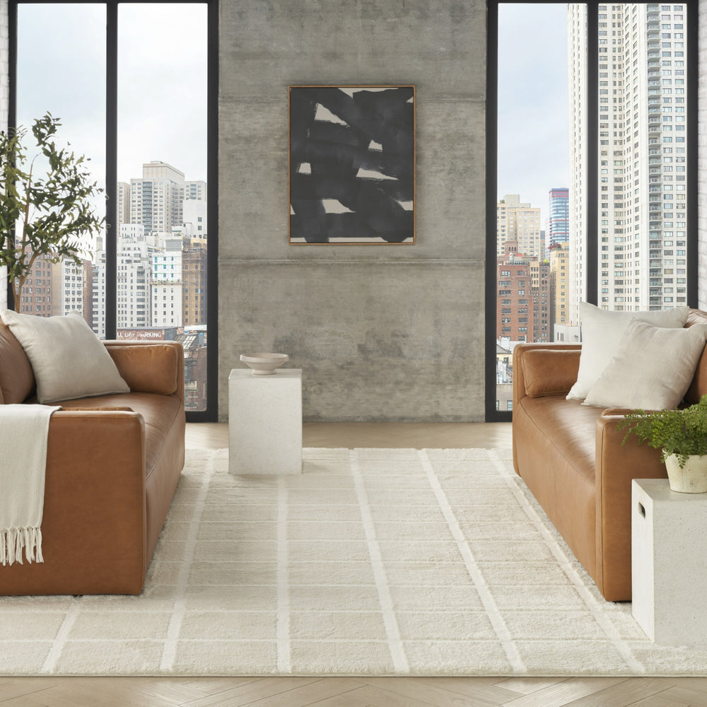 Nourison West End Ave WTE01 Ivory Area Rug by DKNY Room Image Feature