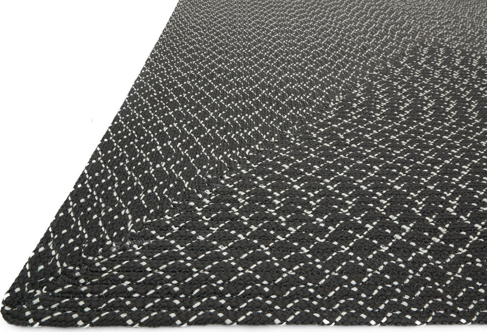 Loloi Wylie WB-01 Charcoal Area Rug Corner Feature