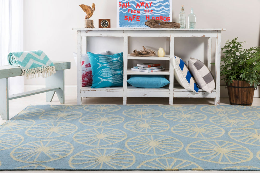 Surya Yacht Club YTC-2018 Area Rug Room Scene Feature