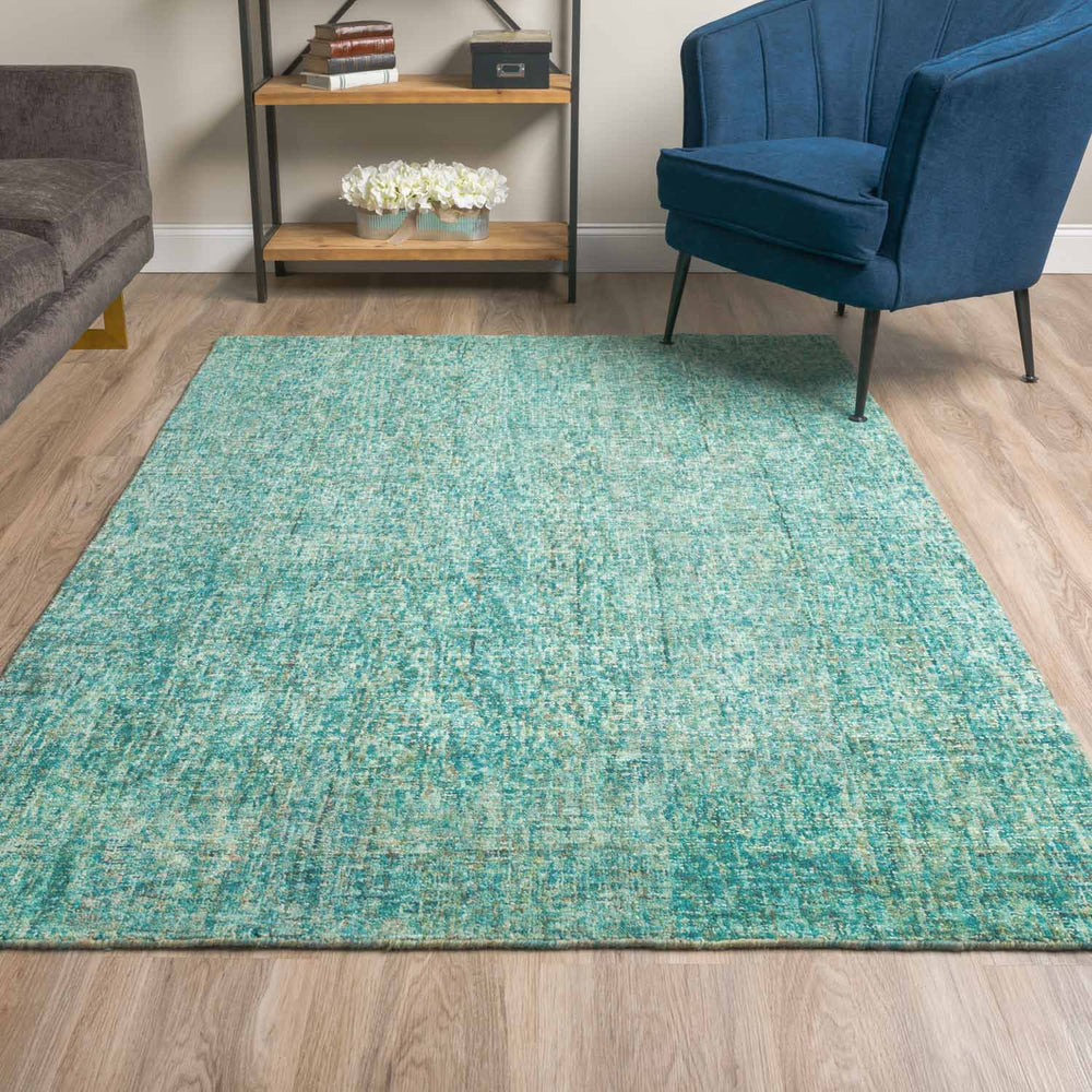 Dalyn Calisa CS5 Turquoise Area Rug Room Scene Featured