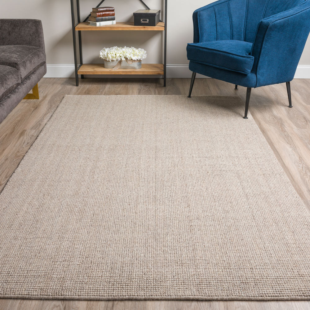 Dalyn Monaco Sisal MC300 Mushroom Area Rug Room Scene Featured