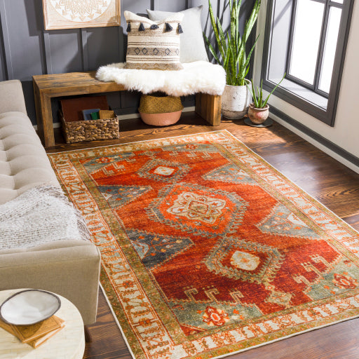 Surya Lavable LVB-2301-Machine Washable Area Rug Room Scene Featured