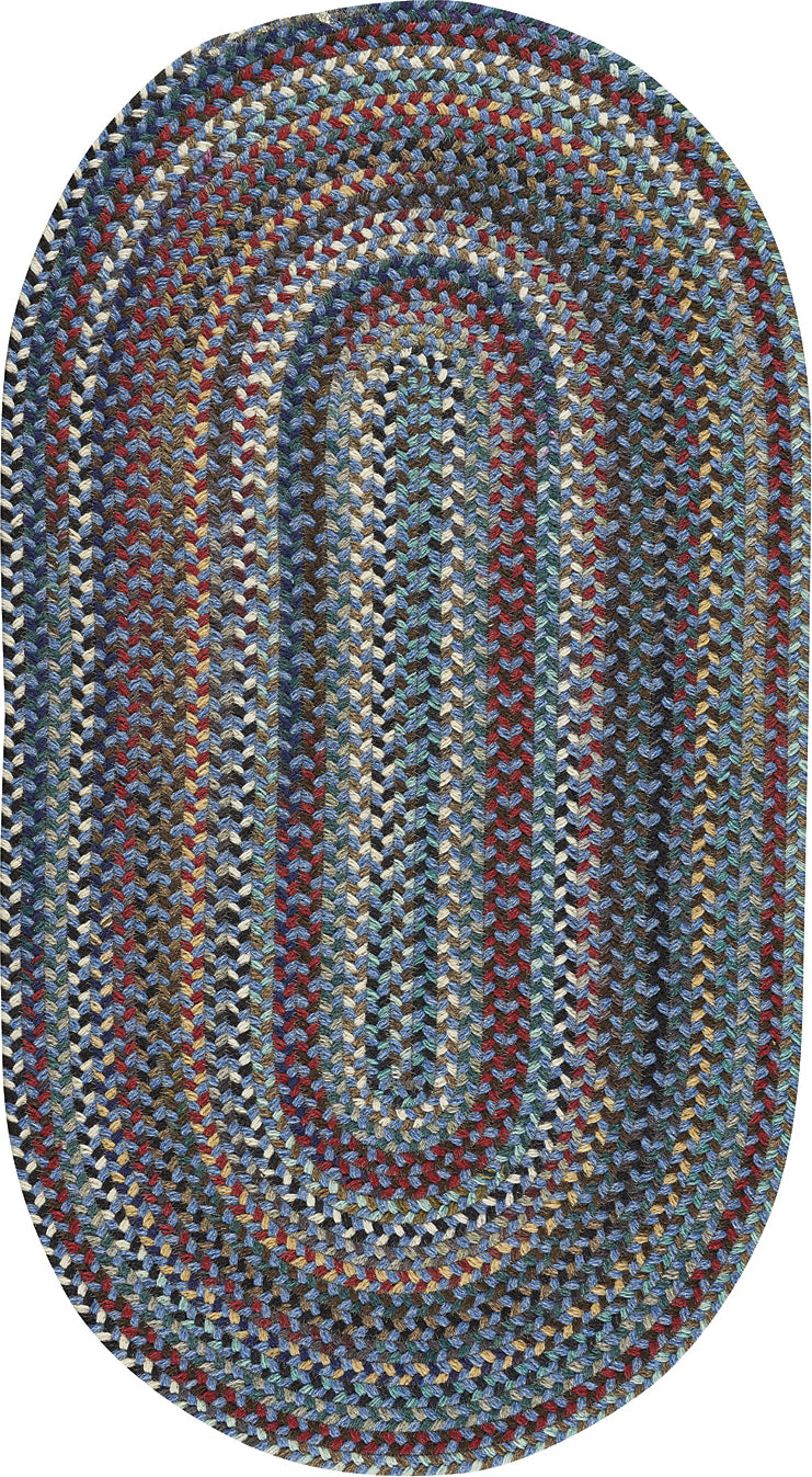 Capel Bunker Hill 0195 Medium Blue Area Rug