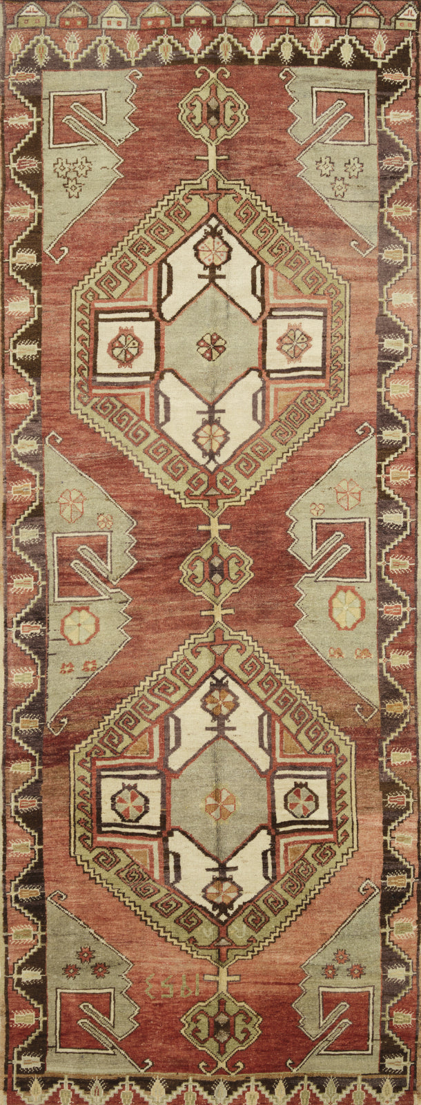 Loloi Turkish Hand Knots One of a Kind Red Area Rug