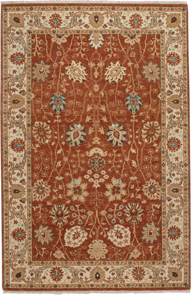 Capel Ashia 1096 Rust Ivory Area Rug