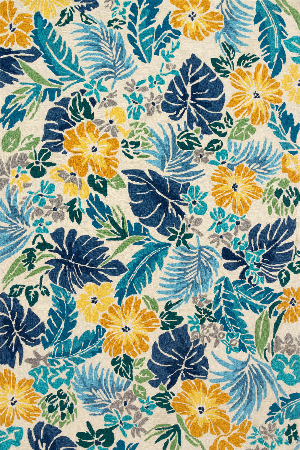 Loloi Santa Monica GAZ11 Ivory/Blue Area Rug