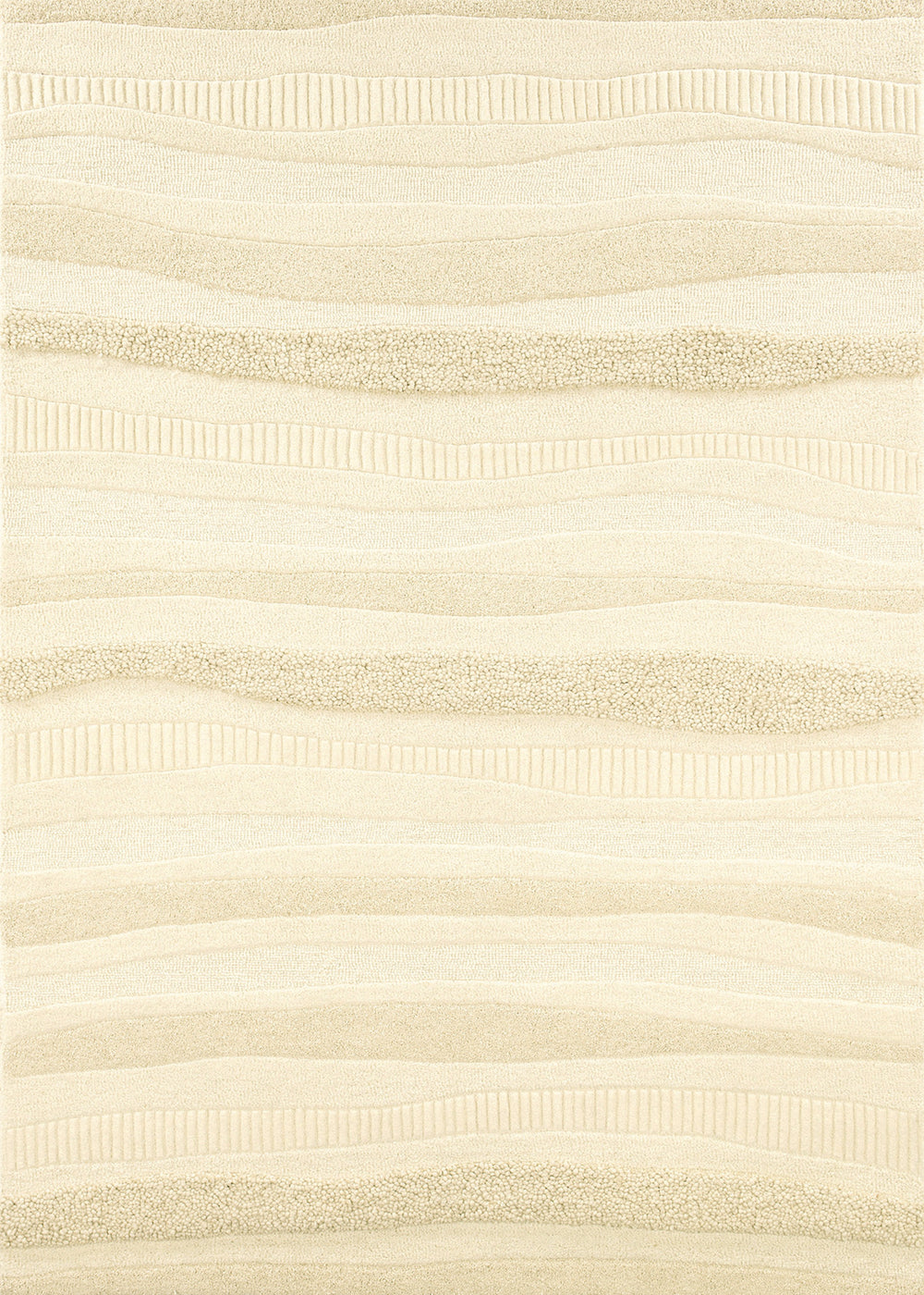 Couristan Super Indo Natural Impressions Stripe/White Area Rug