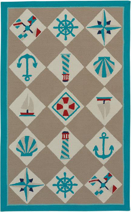 Capel Anthony Baratta Seafaring 2338 Light Tan Area Rug