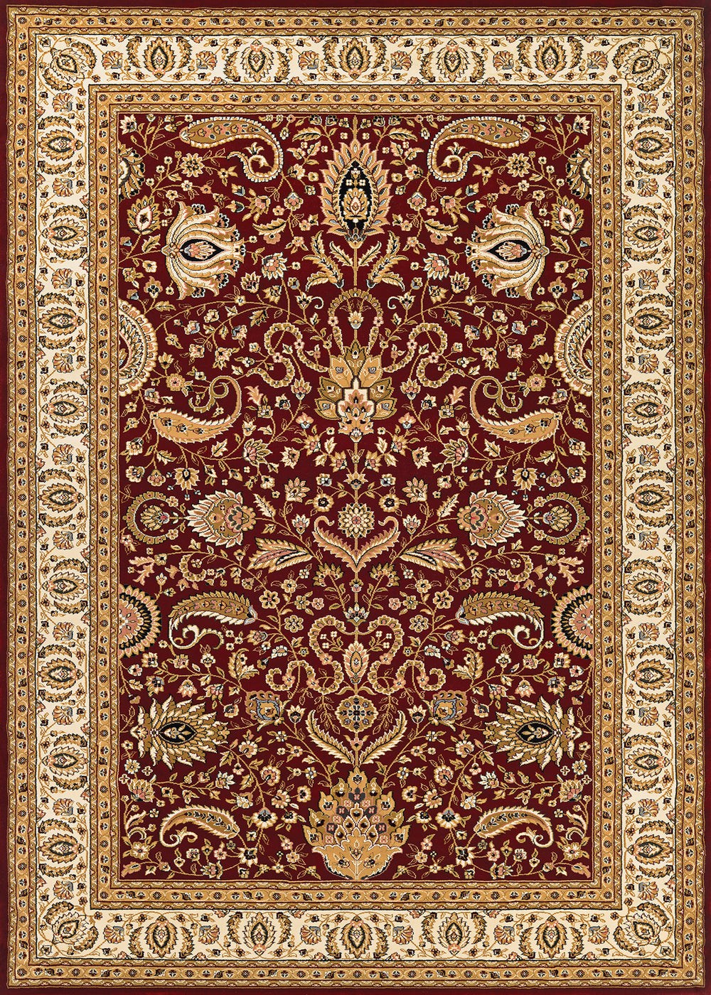 Couristan Antalya Manisa Ruby/Cream Area Rug